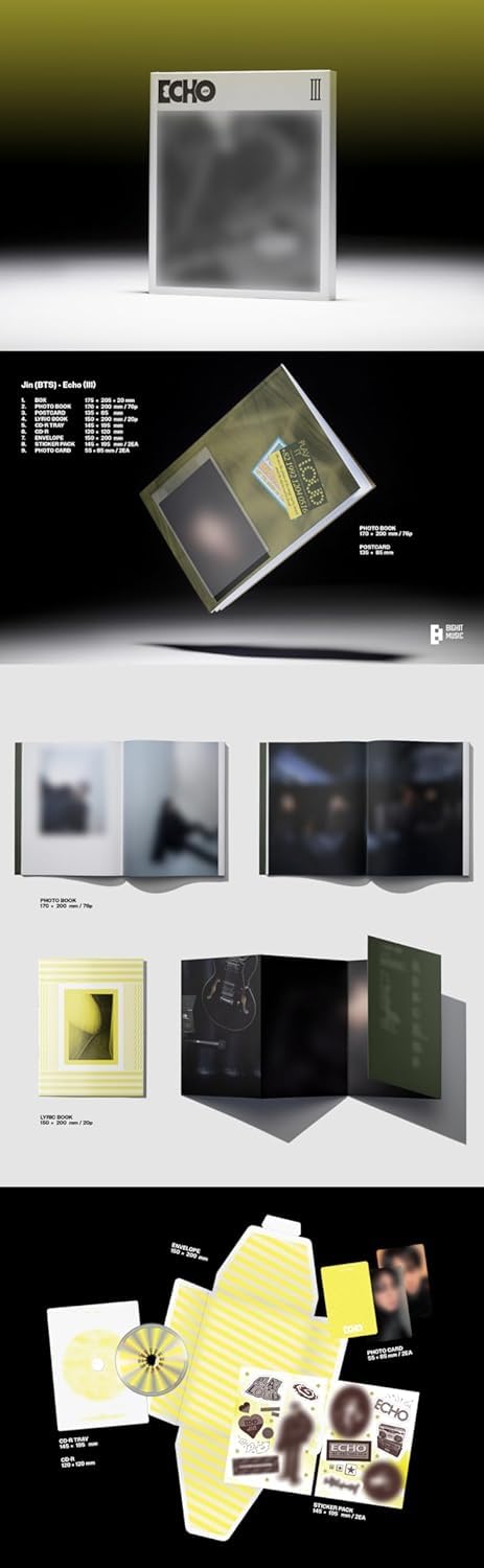Amazon.com: B'TS JIN Echo 2nd Solo Mini Album (Standard III ver